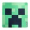 Minecraft: Carpet - Creeper - Green, Pixel Face, 47.2" Square Floor Rug, .8" (2cm) Thick, Durable Polyester Material, Game Themed Room Decor, Licensed